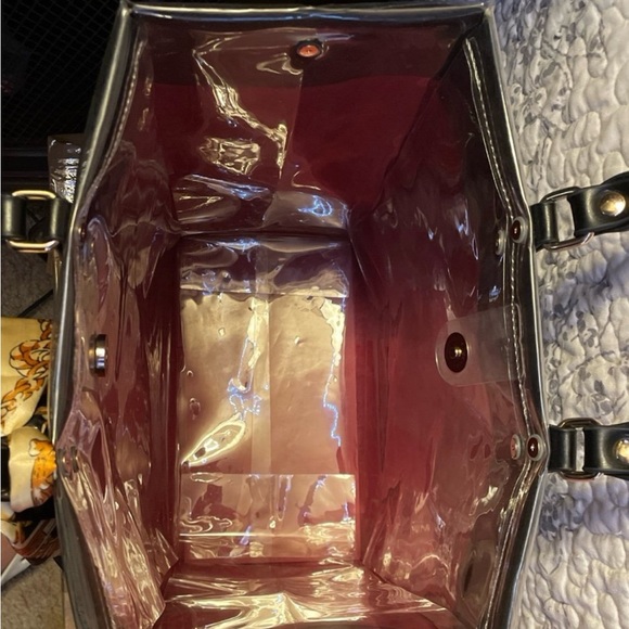 Gucci Black Transparent Tote Shopping Bag - Picture 4 of 8